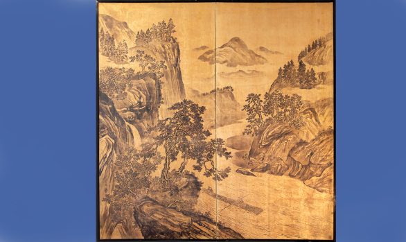 Paraventi Giapponesi - Japanese Folding Screens - Byobu W 7125